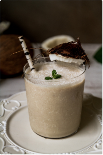 Coconut Banana Smoothie with the Blend Blast